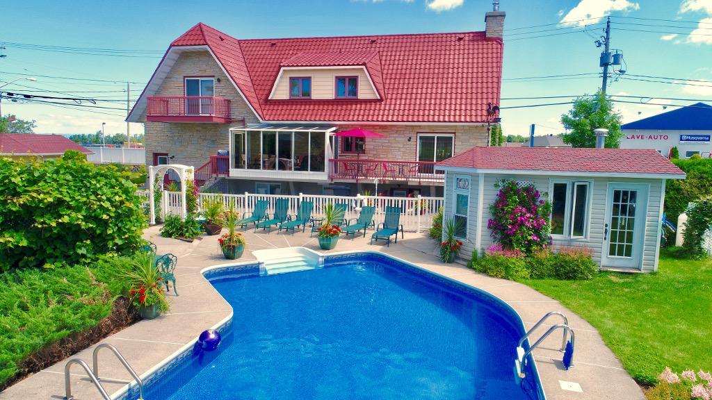 Douces Evasions Bed & Breakfast Saint-Anselme Exterior foto